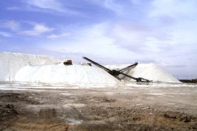 塩の採掘場