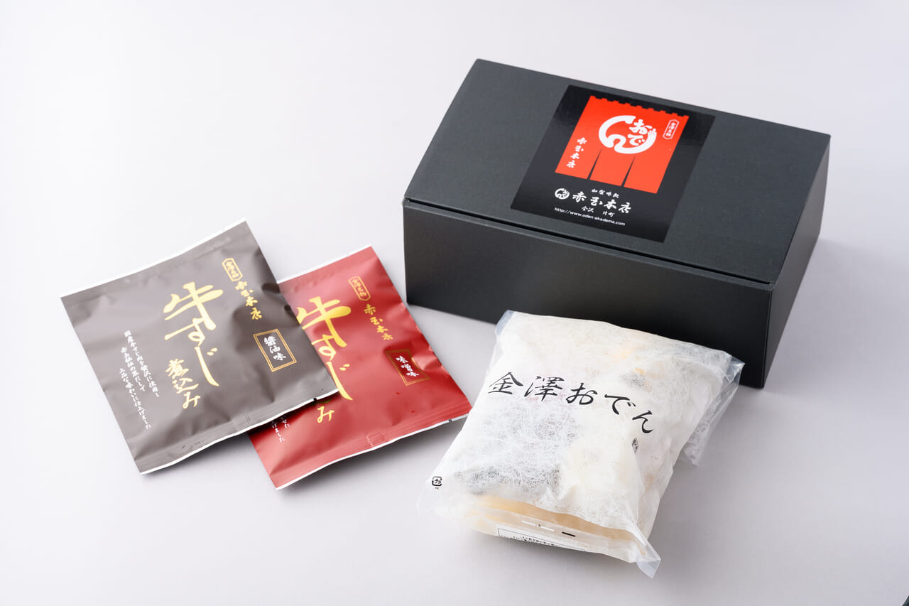 金澤おでんと牛すじ煮込みのセット