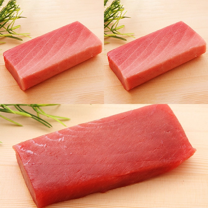 三崎港まぐろ中トロ赤身セット