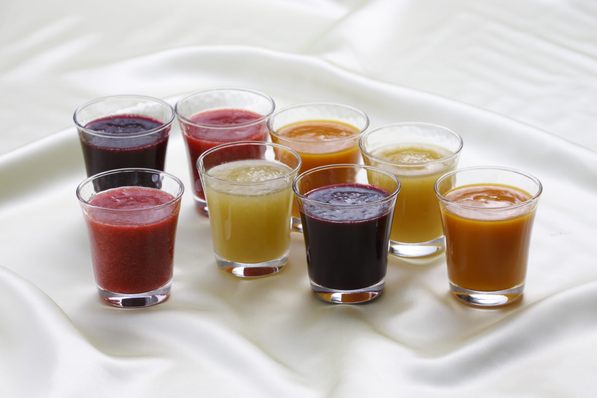 タピオカティー、タピオカドリンク用フルーツソース（果肉入り）