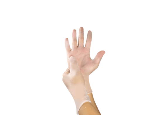 PVCグローブは、薄くで丈夫破れにくい。