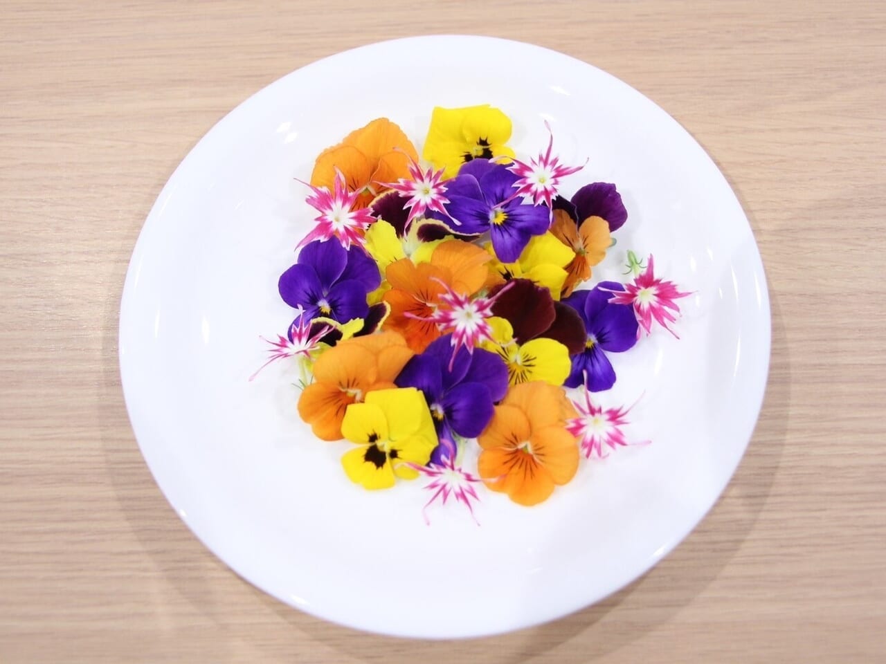 様々な色があり見た目から楽しめる「エディブルフラワー」
