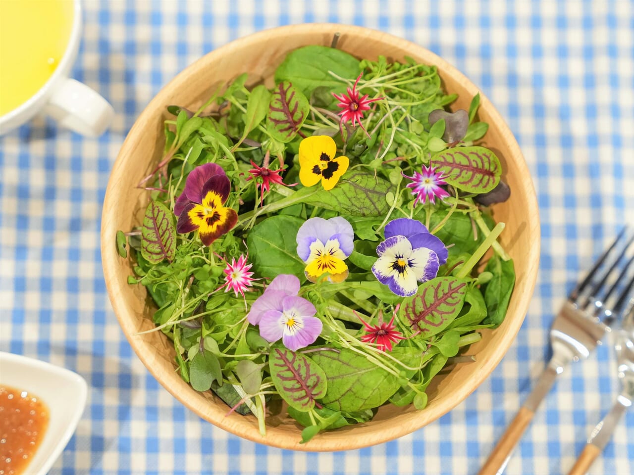 彩り豊かなサラダが出来上がります。