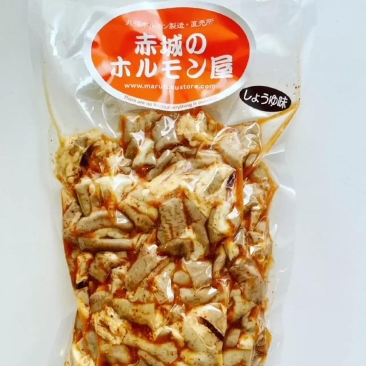 アブラ入 丸福ホルモン(しょうゆ) 1k (冷凍)