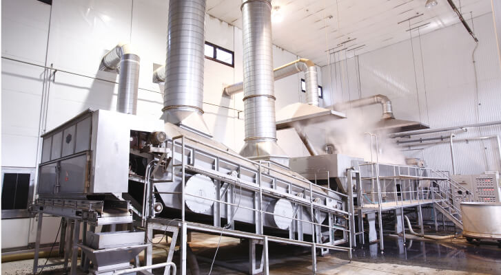 スケールアップも可能  当社仕様の機械・設備