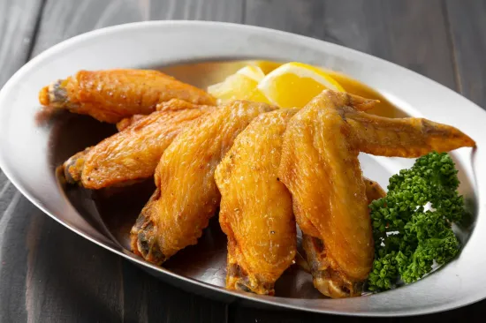 手羽先カリカリ揚げ(塩味） 5本