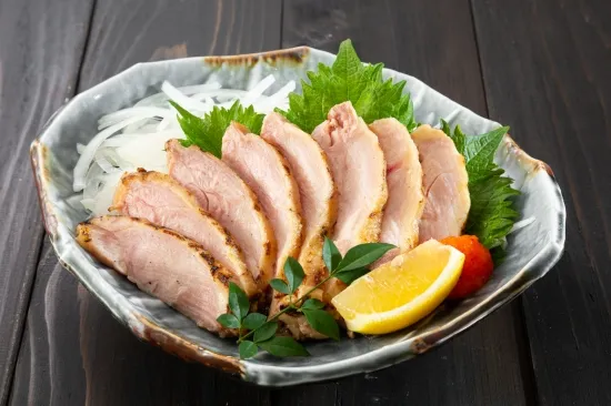 むなかた鶏モモ　たたき風