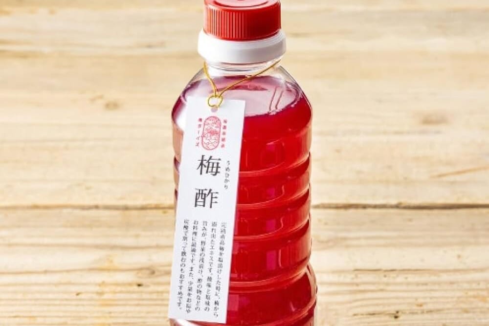 梅酢は2025年8万本以上の販売実績があります。