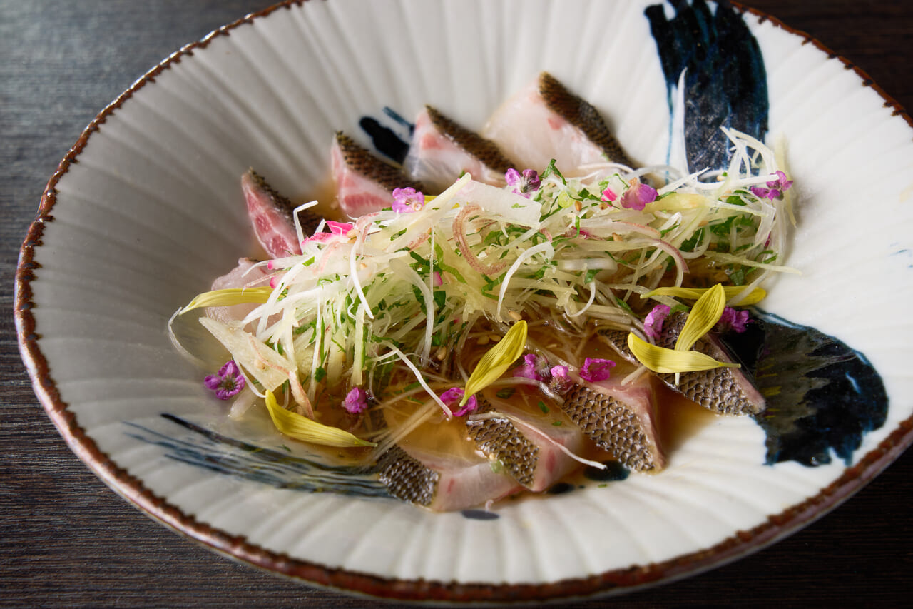 梅雨イサキ 香味野菜のCITORUZ(シトラズ)ソース