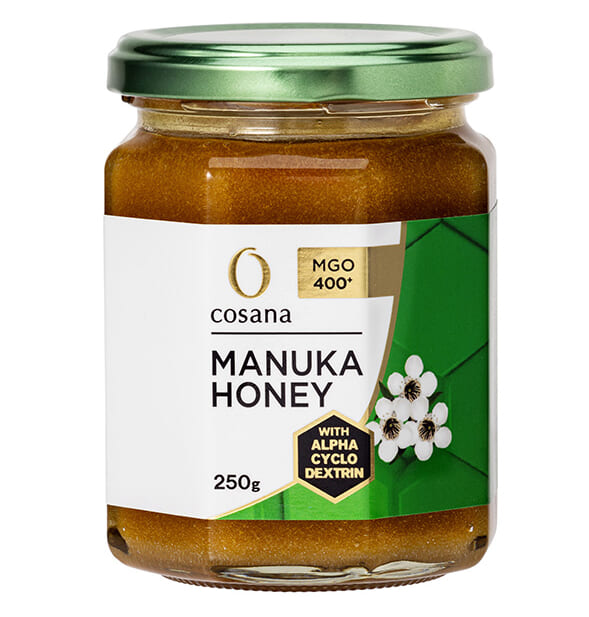 α-シクロデキストリン入りマヌカハニーMGO400+ 250g