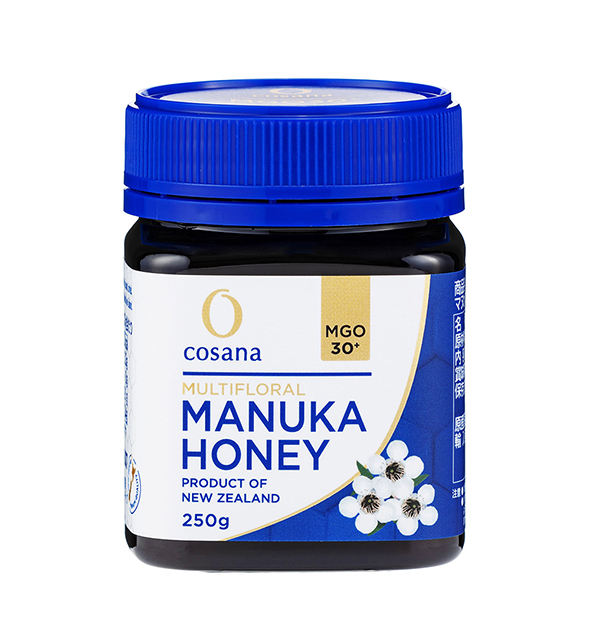 【手軽においしく栄養補給】マルチフローラルマヌカハニーMGO30+　250g