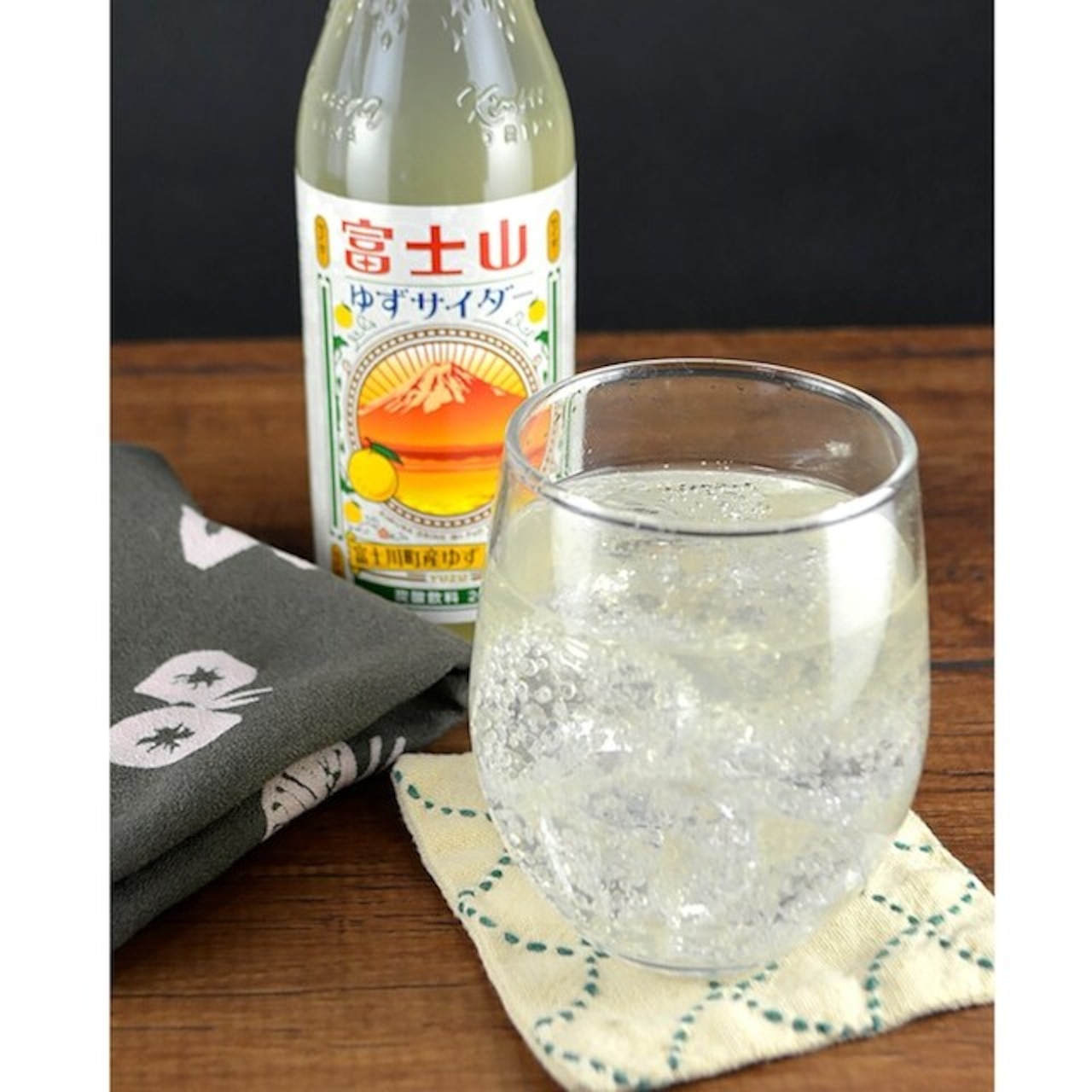 富士山ゆずサイダー　240ml ビン / 6本入