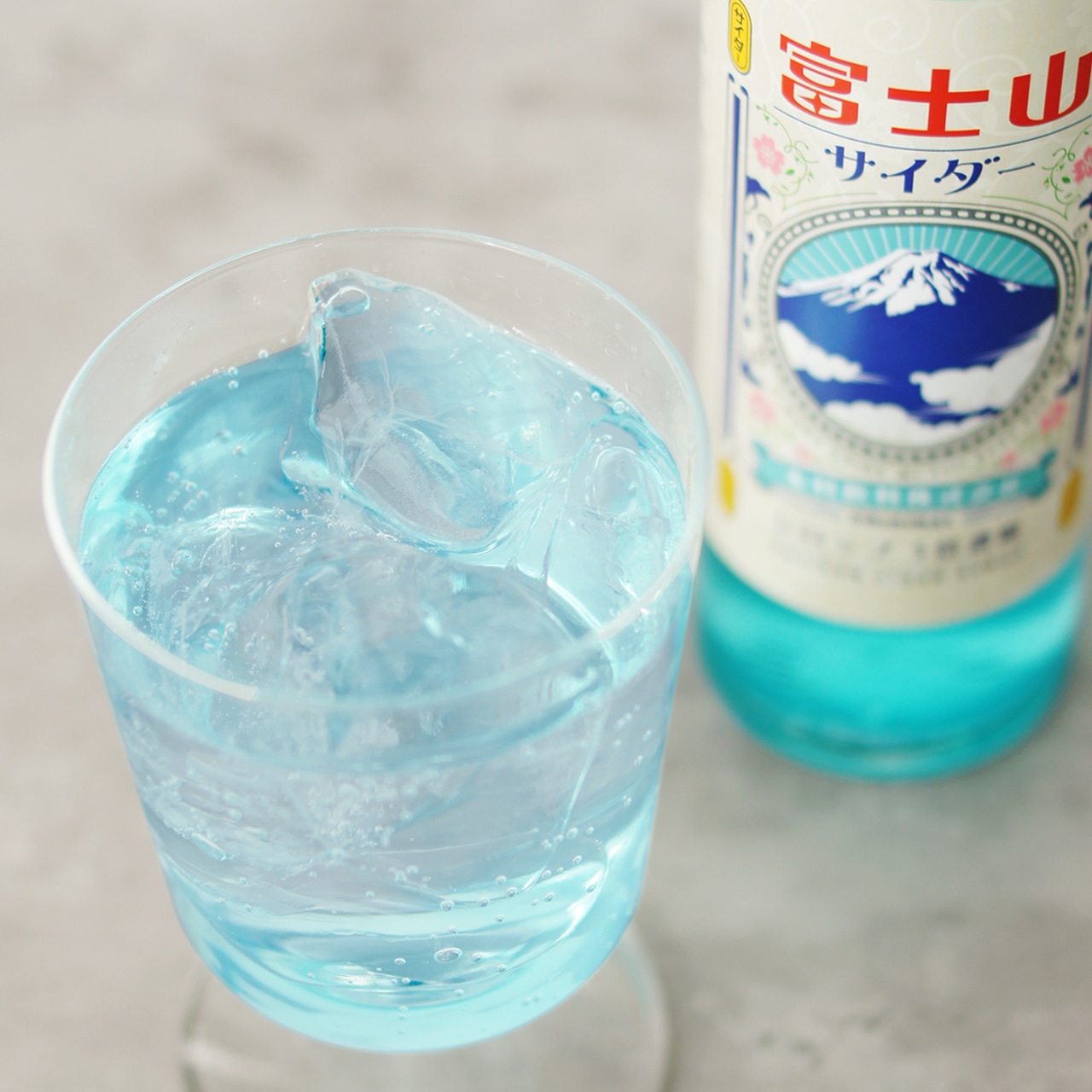 富士山サイダーシロップ ５倍濃縮　500ml ビン / 12本入